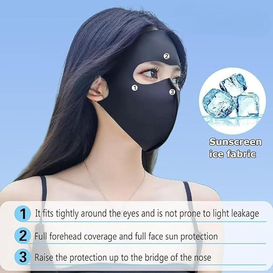 Men & Women Summer UV Protection Breathable Full Face Mask for Outdoor Activitie