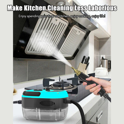 Portable Steam Cleaner with 15-Second Fast Heating | Multipurpose High Pressure Steam Cleaning Machine for Home & Car
