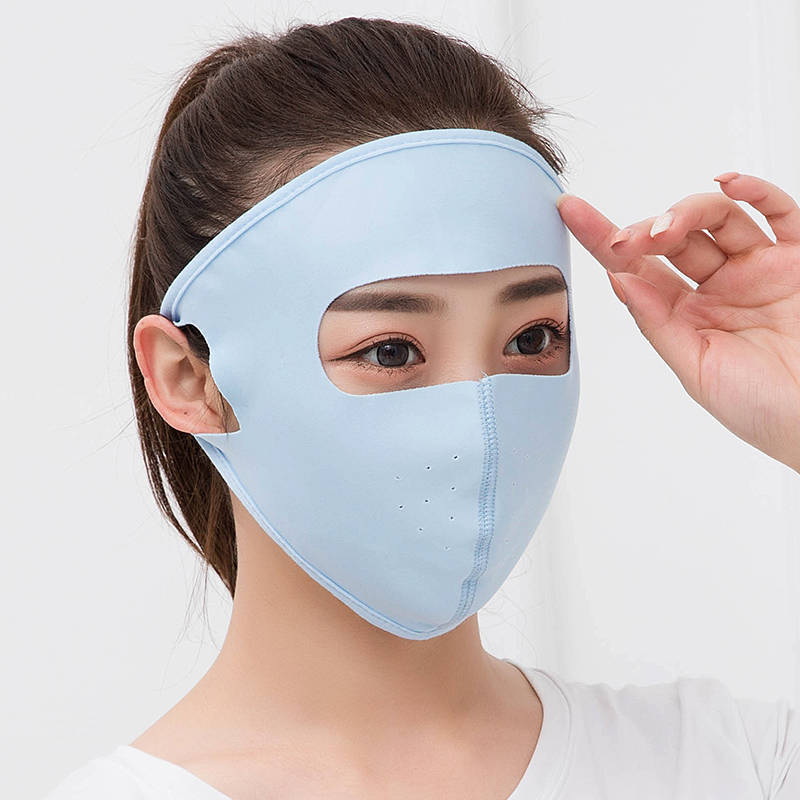Men & Women Summer UV Protection Breathable Full Face Mask for Outdoor Activitie